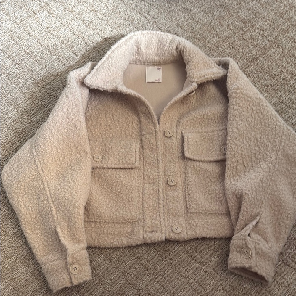 Cozy Cream Sherpa Jacket